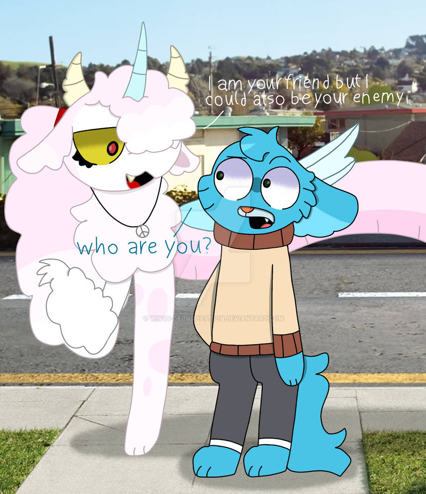 Entropy Cat Entropy goes to Elmore and meets the blue cat by Wings-of-Inspiration ...