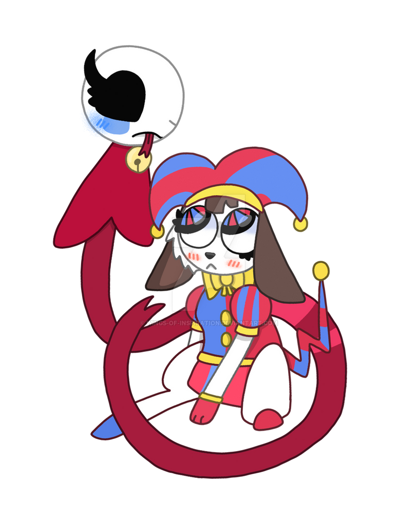 Snake Gangle x Dog Pomni by Wings-of-Inspiration on DeviantArt