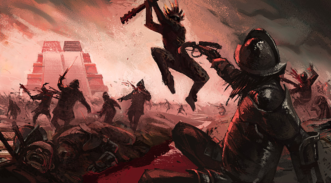 Battle in Tenochtitlan