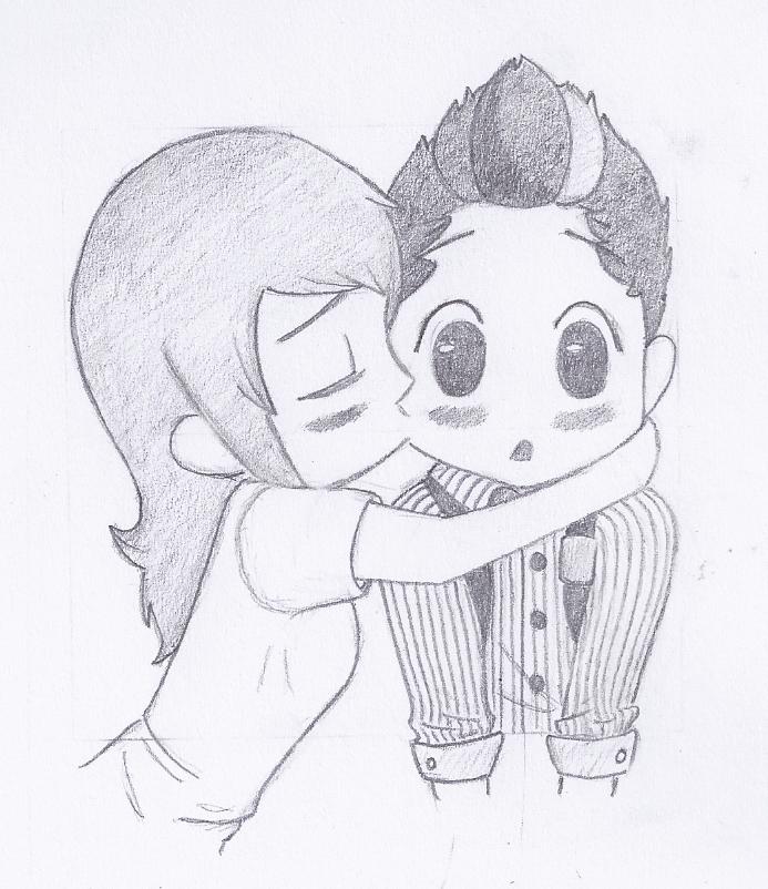 Chibi Cheek Kiss By Shadon312 On Deviantart