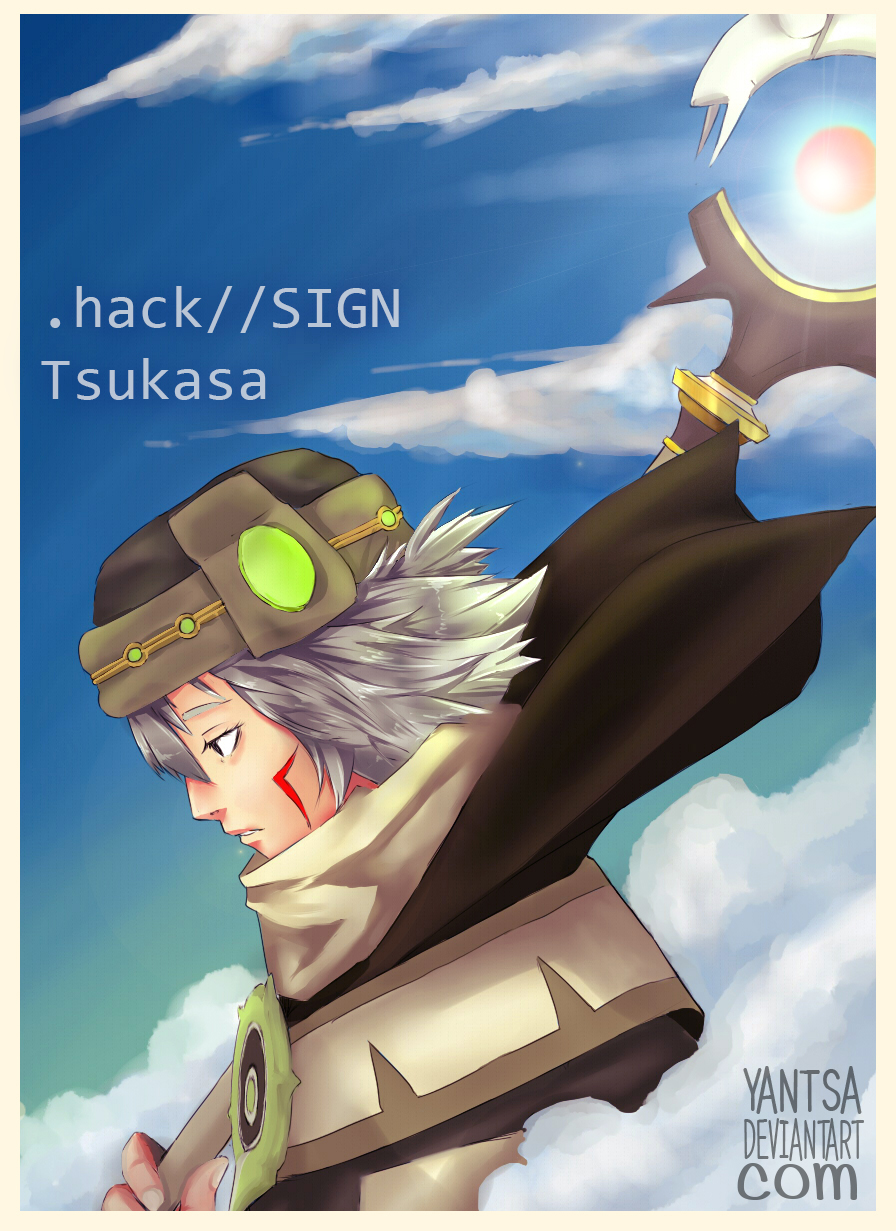 Tsukasa from hack//SIGN  Anime, Anime art, Drawings