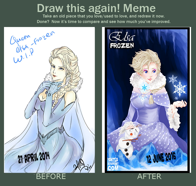 Elsa Frozen Meme Draw This Again By Yantsa On Deviantart Elsa Frozen Meme Draw This Again By Yantsa On Deviantart