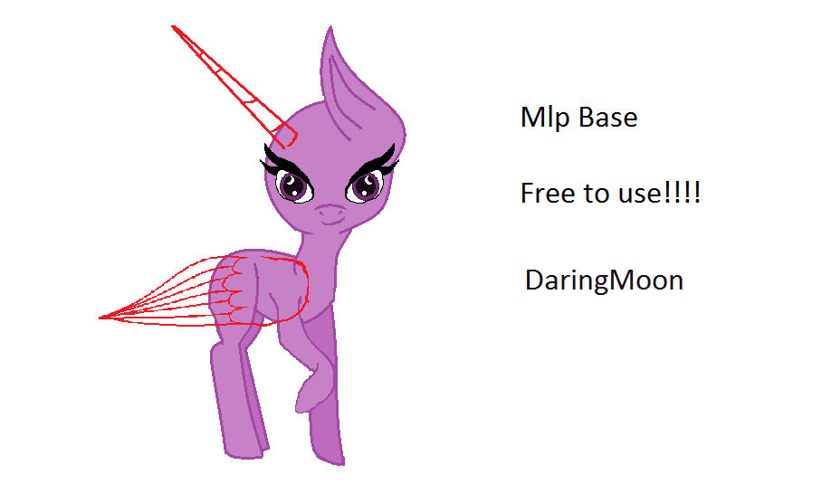 Moon Rise Base Mlp Mlp Base by DaringMoon on DeviantArt