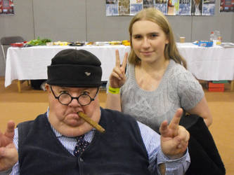 Me and Ian McNeice