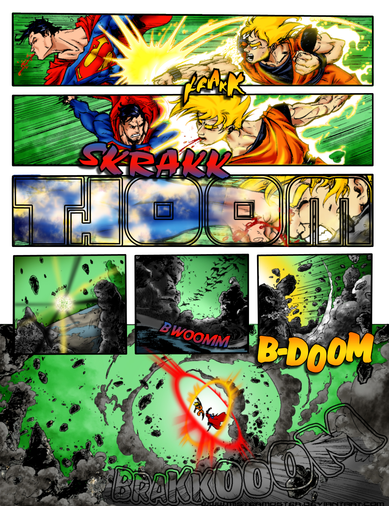 DBM- Goku VS Cell page 01 by DBZwarrior on DeviantArt