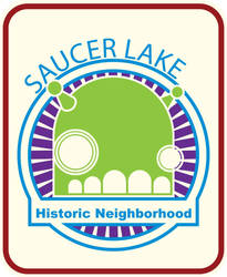 Saucer Lake Sign