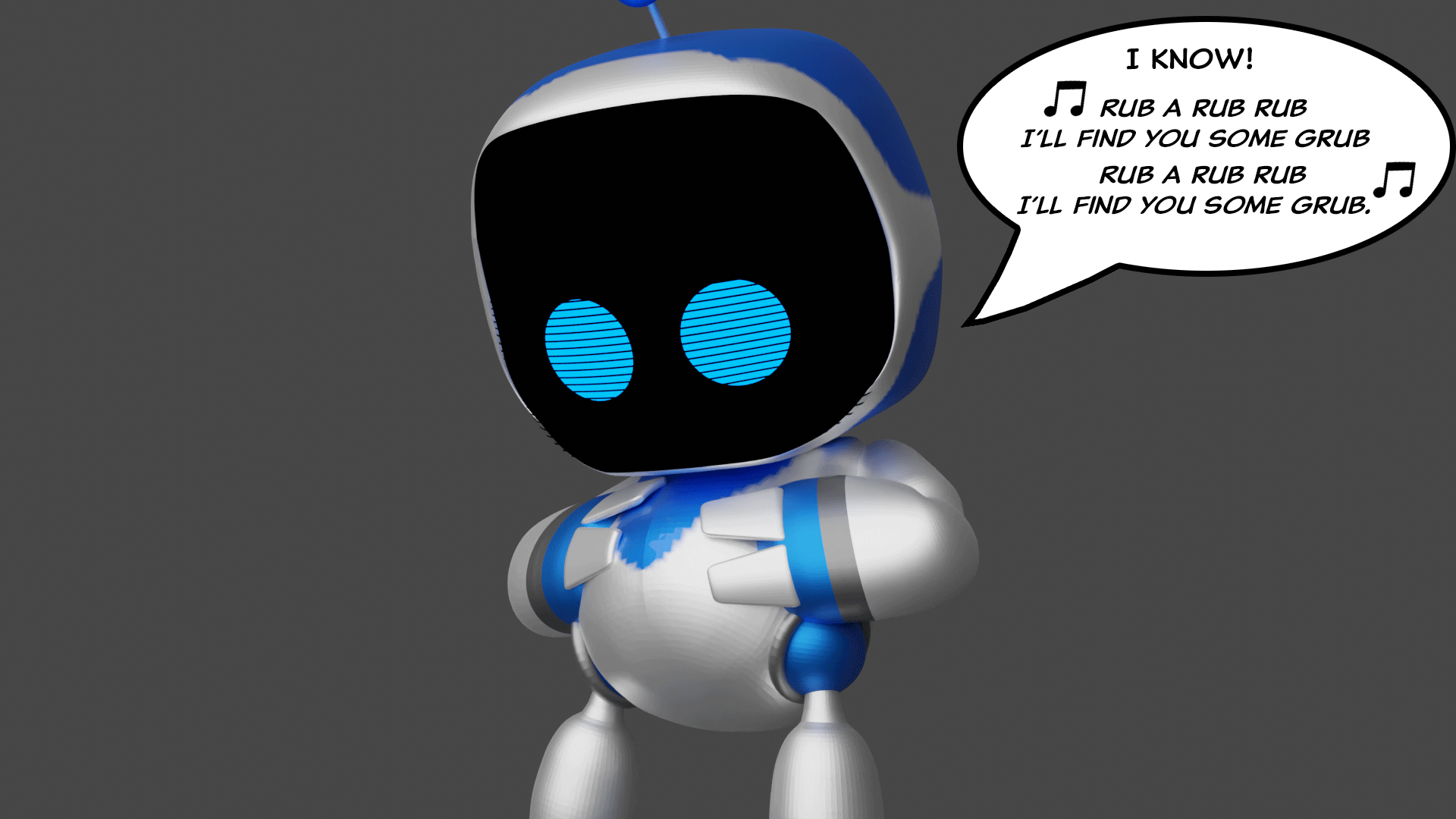 Astro Bot's Belly Growl 3D version page 13 by Shortshaker on DeviantArt