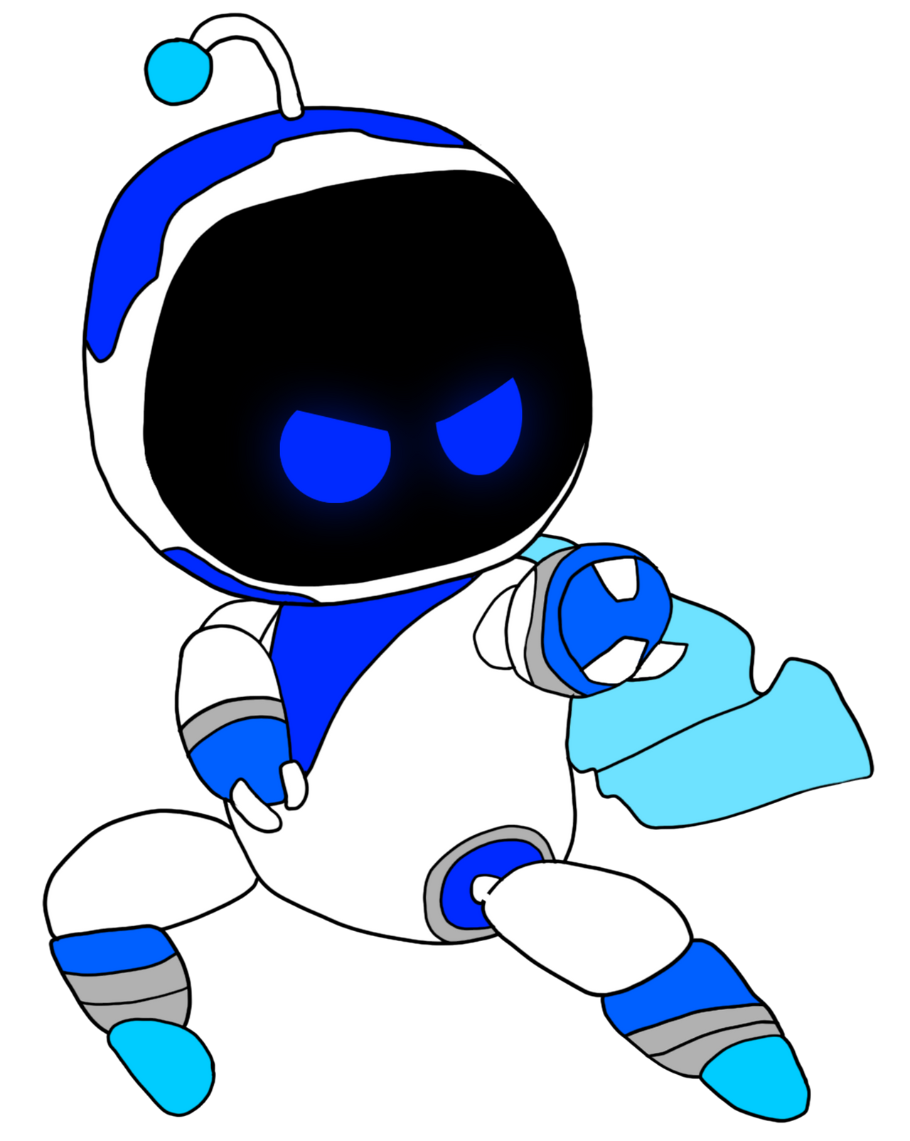 Astro Bot Fighting Pose By Shortshaker On DeviantArt astro-bot-by-kylefrisch-on-deviantart
