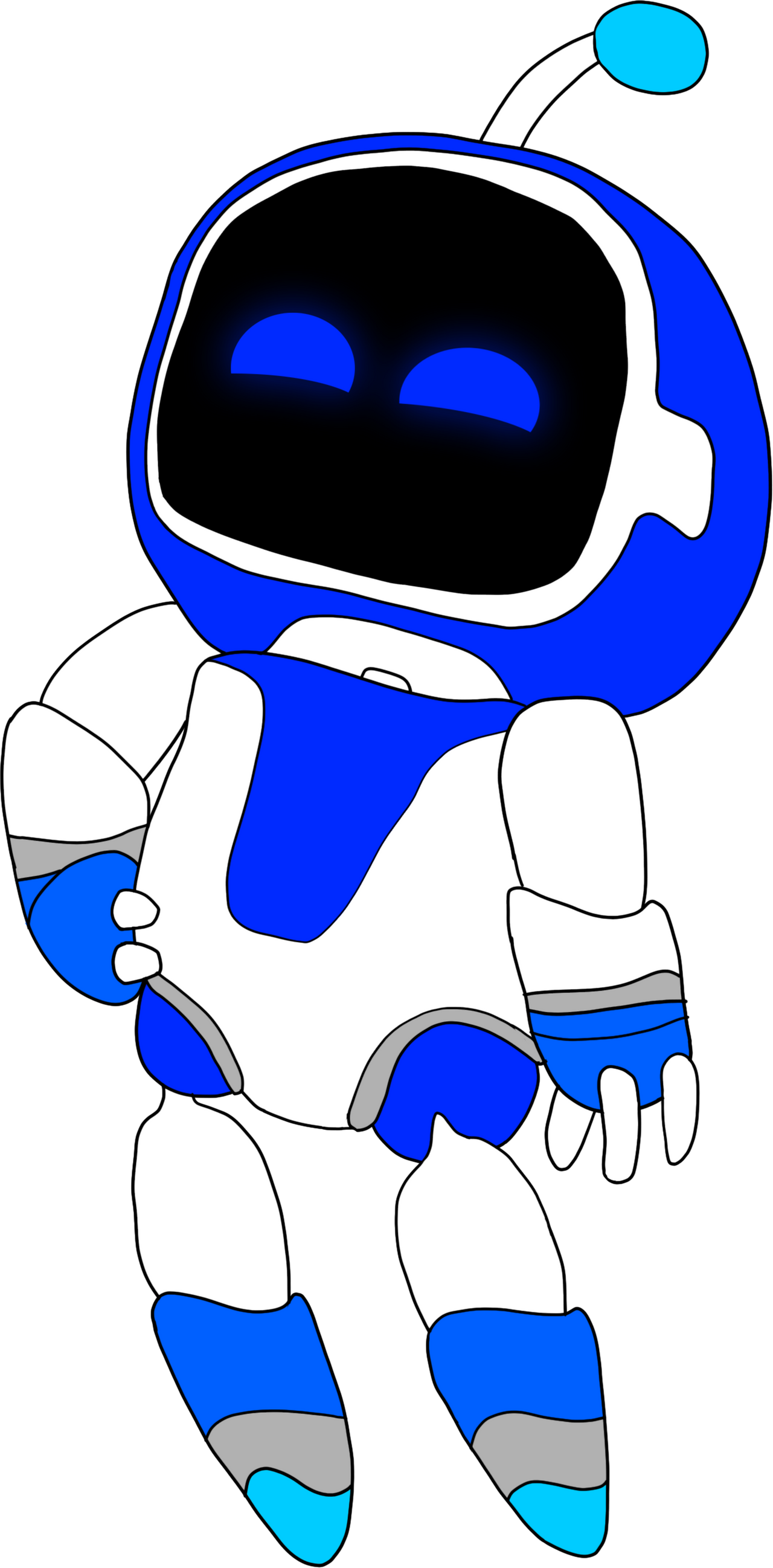 Astro Bot Cool looking pose by Shortshaker on DeviantArt