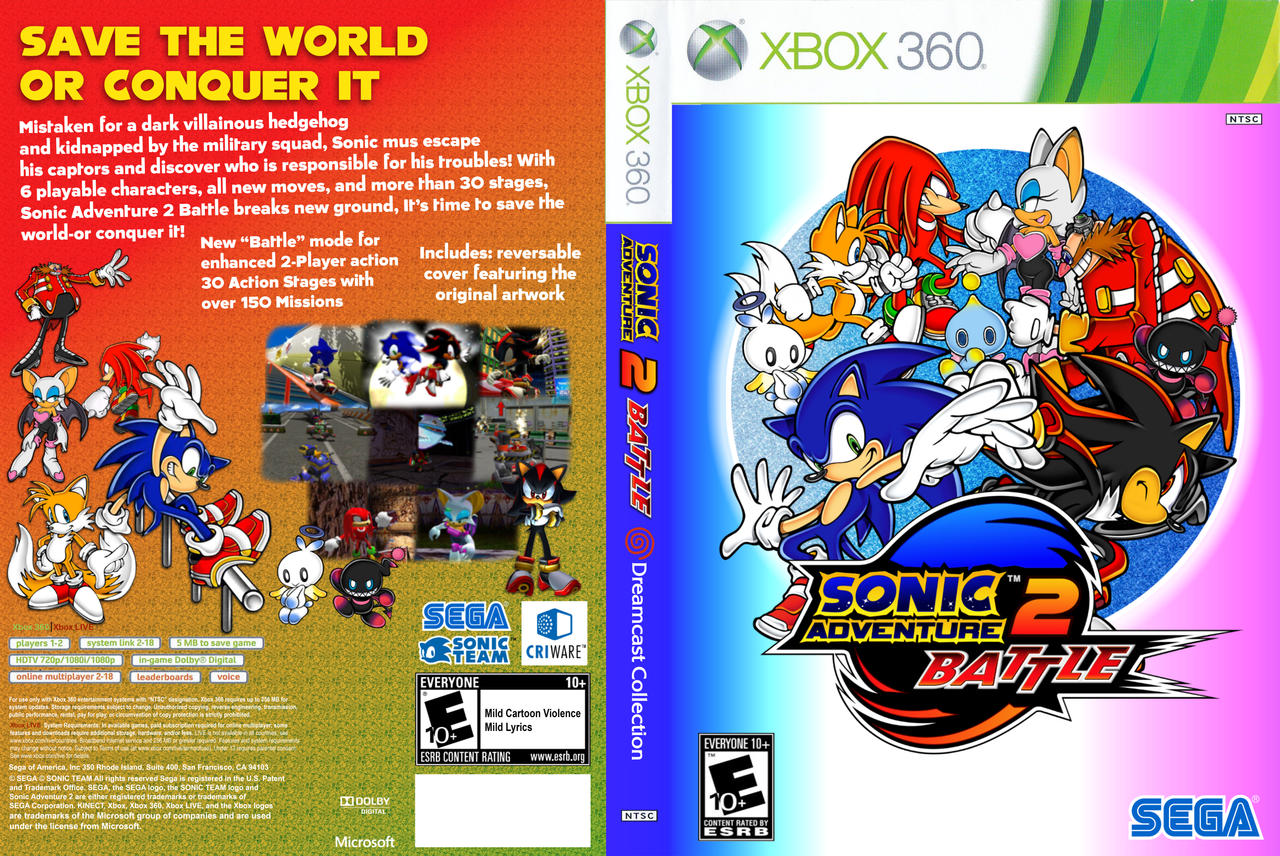 Sonic Adventure 2 Battle Nintendo GameCube Game Disc Case Adventures  Hedgehog