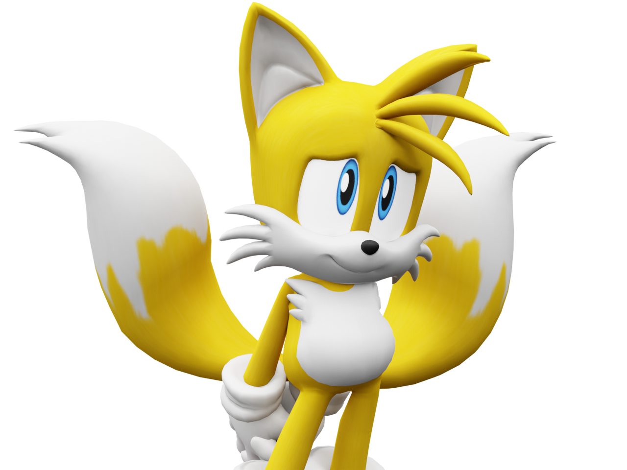 Tails reference pose (Blender) by Shortshaker on DeviantArt