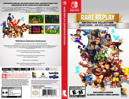 Rare Replay Definitive Edition Switch cover update