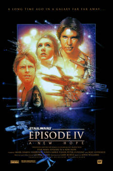 Star Wars Episode IV A New Hope fan-made poster