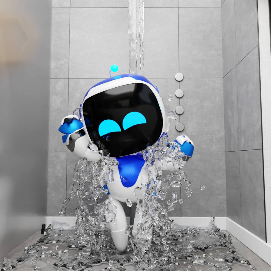 Astro Bot Singing In The Shower 3D 5.1 by Shortshaker on DeviantArt