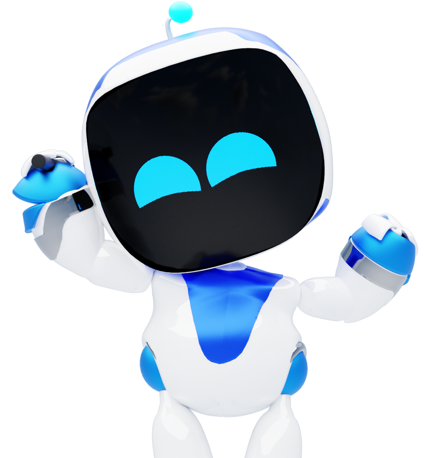 Astro Bot Dancing (Close Up Render 2) by Shortshaker on DeviantArt