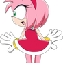 Amy Rose drawing 2 (colored)