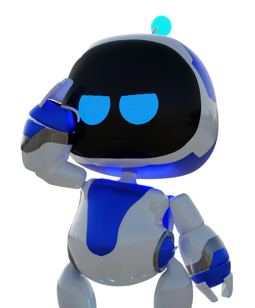 Astro Bot Soluting New Render by Shortshaker on DeviantArt