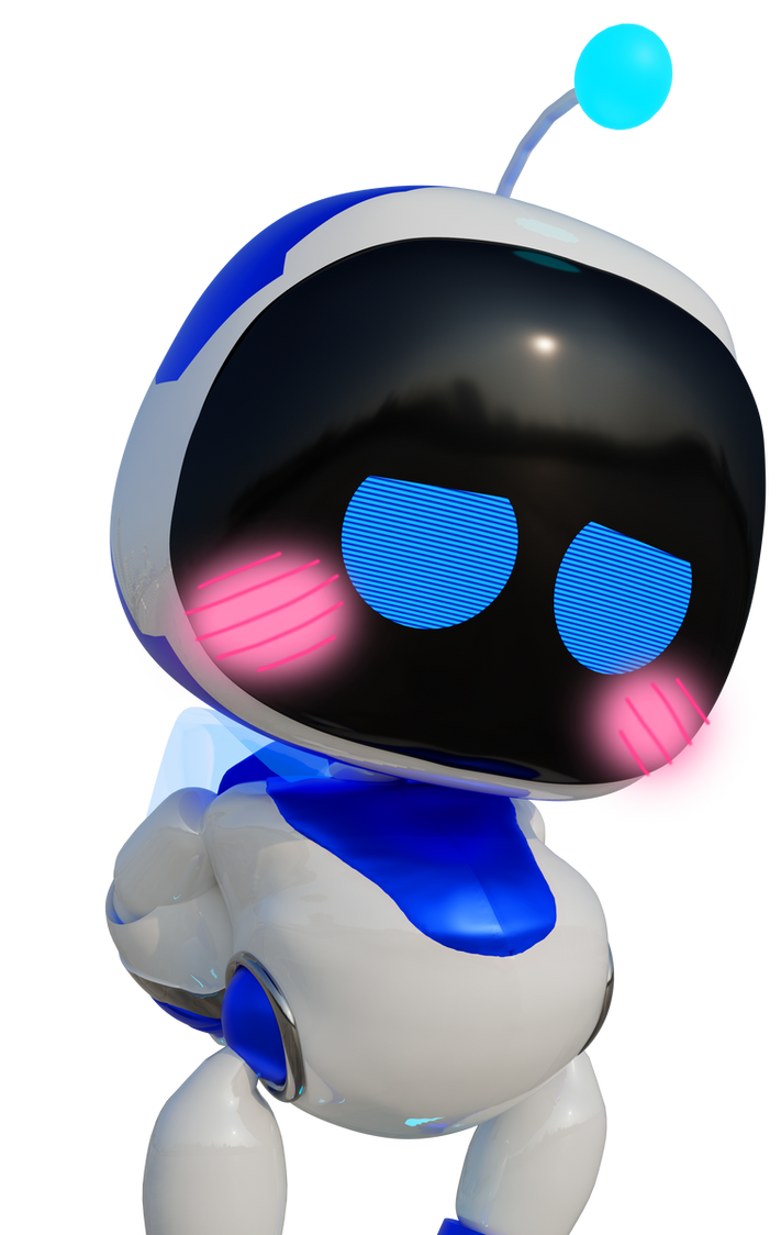 Astro Bot feeling blushed new updated 1 by Shortshaker on DeviantArt