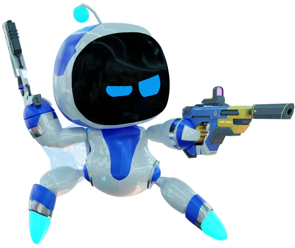 Astro Bot And His Blasters (Alternate Angle) by Shortshaker on DeviantArt