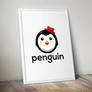 Cute Penguin Logo