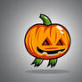 Halloween Pumpkin Monster for Game Character