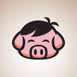 Nice Pig Logo Template