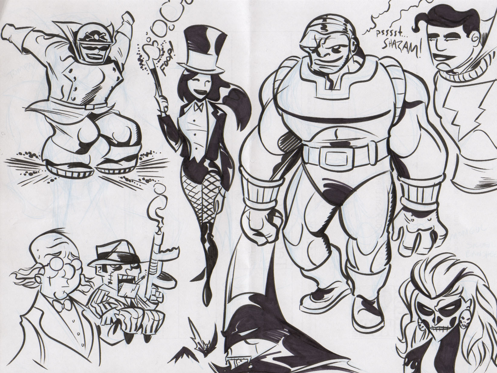 DC doodles 8 by dfridolfs on DeviantArt