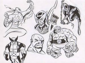 Avengers Warmups 1