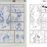ADVENTURE TIME ANNUAL pencil to ink 2