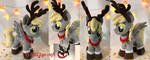 Derpy / Muffin Christmas Deer Plush by My-Little-Plush
