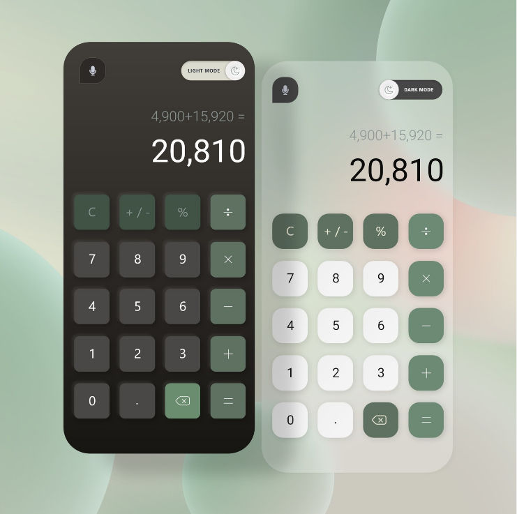 calculator ui design by hayssam1 on DeviantArt