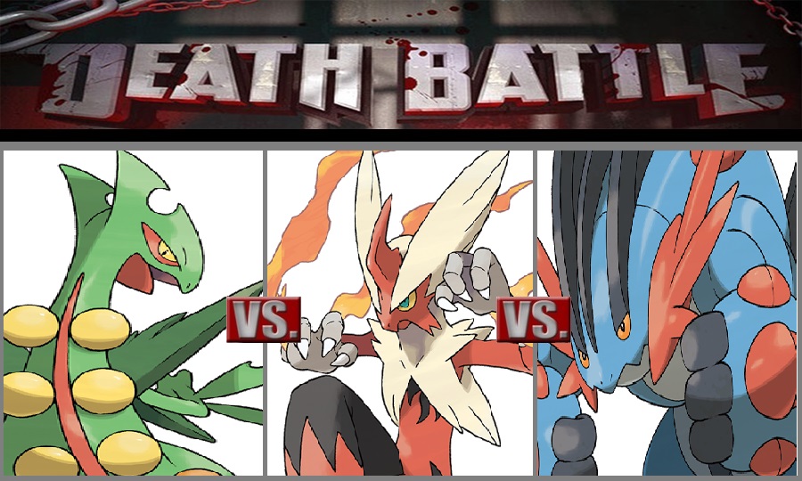 Mega Hoenn Starter Pokemon Battle Royale by OmnicidalClown1992 on DeviantArt