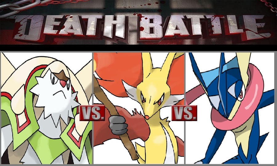 Kalos Starter Pokemon Battle Royale by OmnicidalClown1992 on DeviantArt