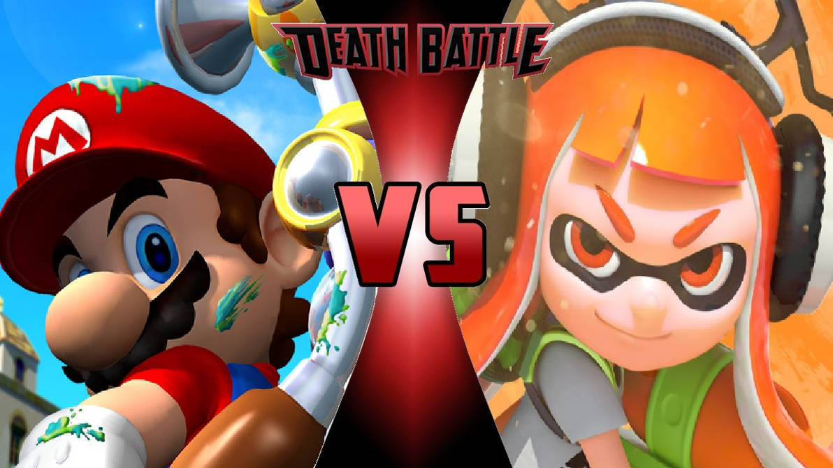 Mario vs. Inkling by OmnicidalClown1992 on DeviantArt