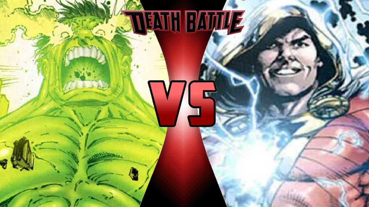Hulk vs. Shazam by OmnicidalClown1992 on DeviantArt