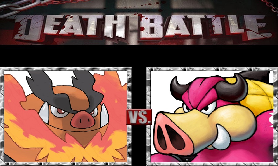 Emboar vs. Midbus by OmnicidalClown1992 on DeviantArt