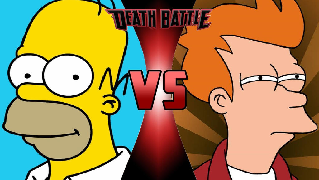 Homer Simpson Rival Homer Simpson vs. Philip Fry by OmnicidalClown1992 on DeviantArt