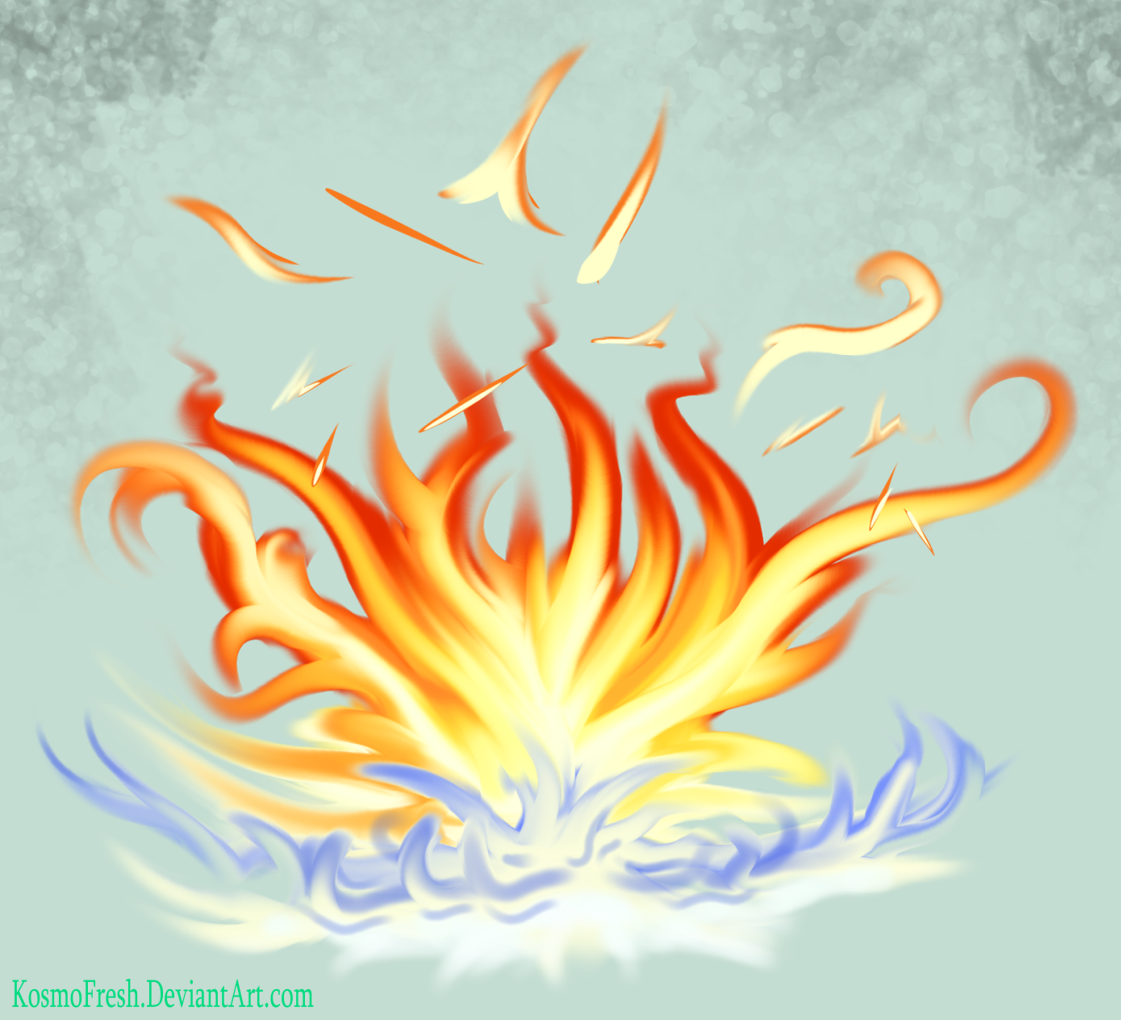 Fire deviantart tutorial badge thingy by KosmoFresh on DeviantArt
