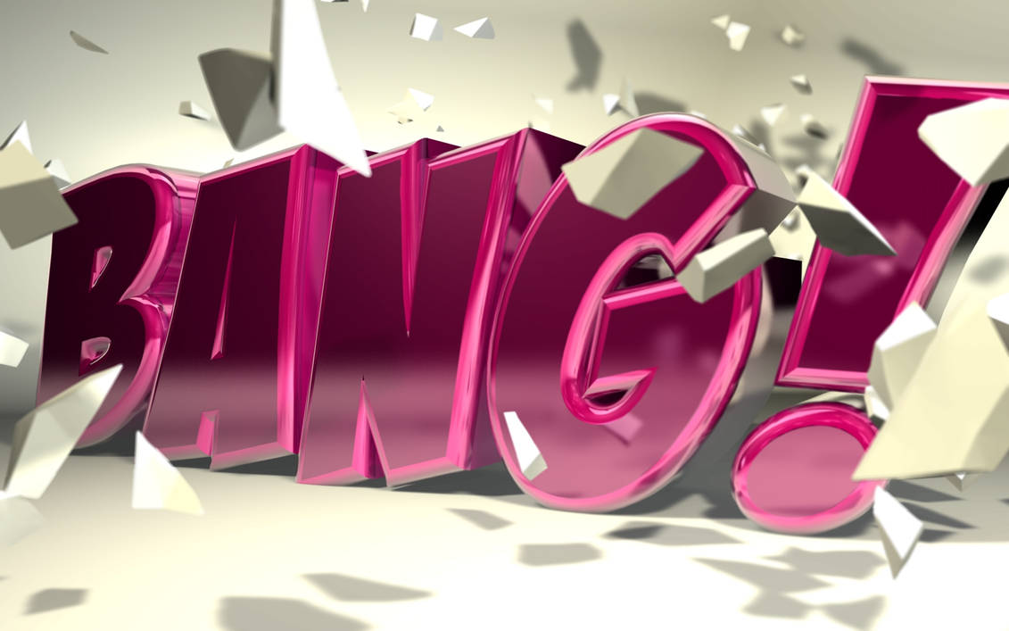 C4D - 'Bang' Typography by b4ddy