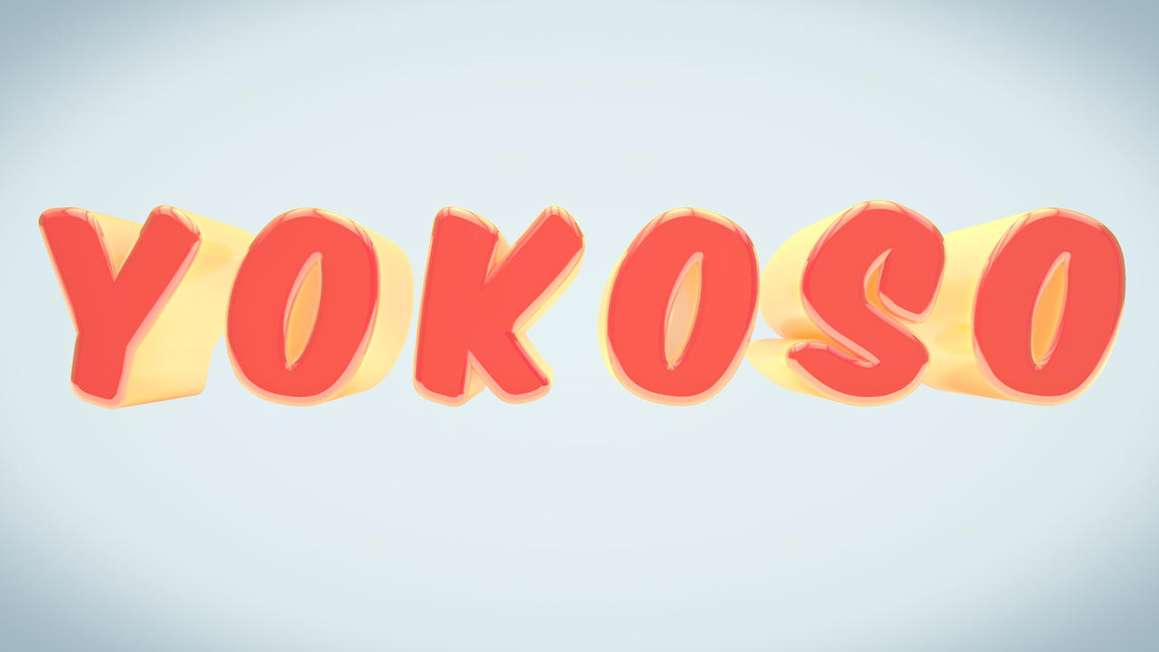 C4D - Yokoso Typography