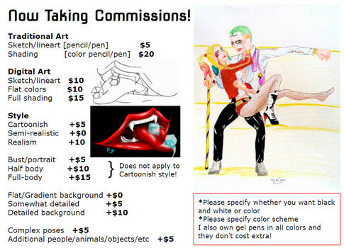 Now taking Commissions!