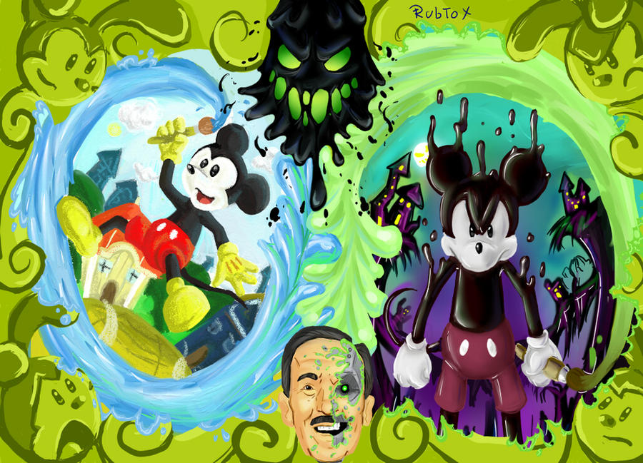 Epic Mickey Paint and Thinner by rubtox on DeviantArt.