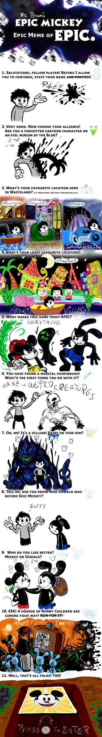 Epic Mickey meme Rubtox by rubtox on DeviantArt