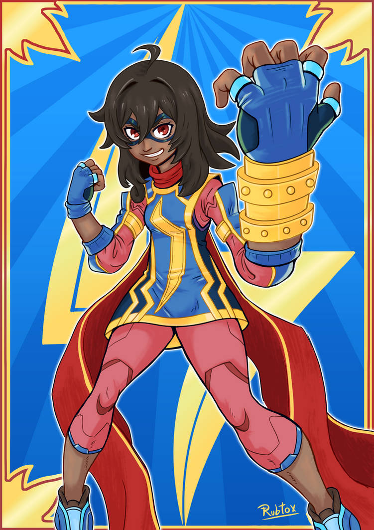 Ms Marvel Tokon by rubtox on DeviantArt