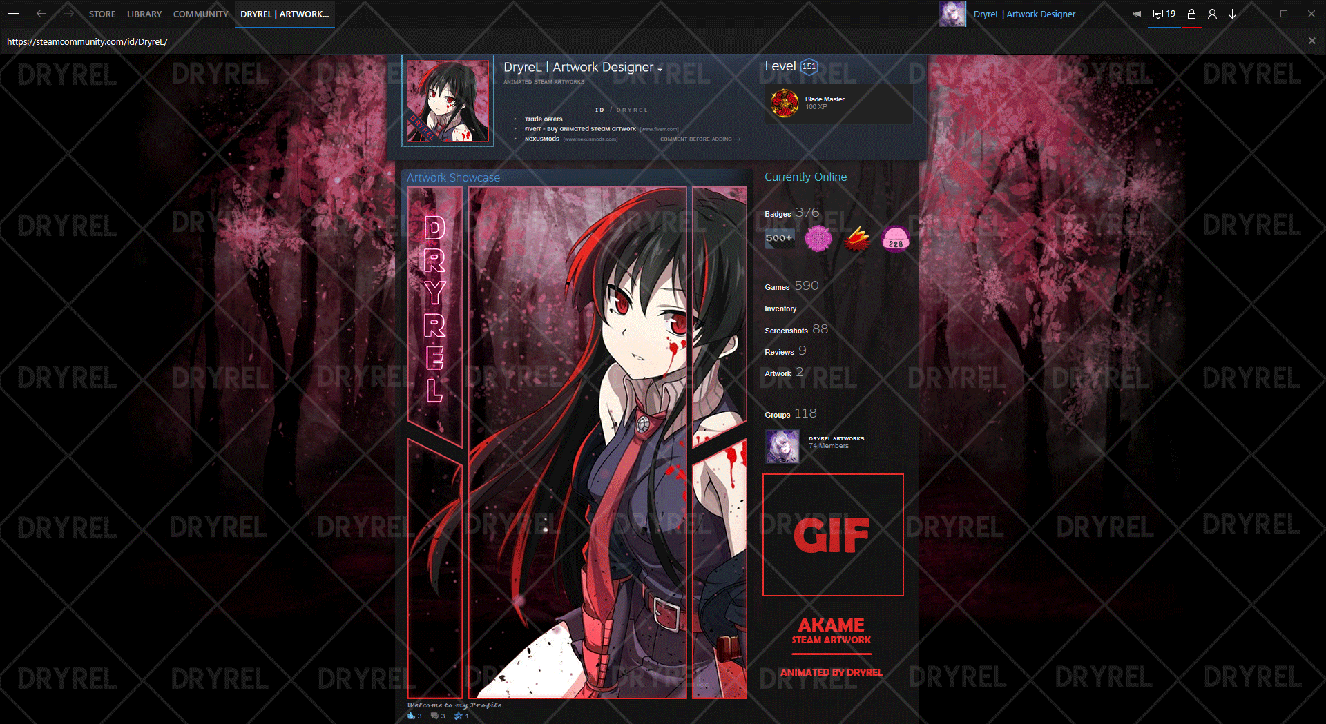 ArtStation - glitch friend GIF