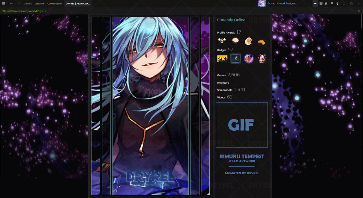 Rimuru Tempest Animated Steam Artwork By DryreL On DeviantArt Rimuru tempest animated steam artwork by dryrel on deviantart