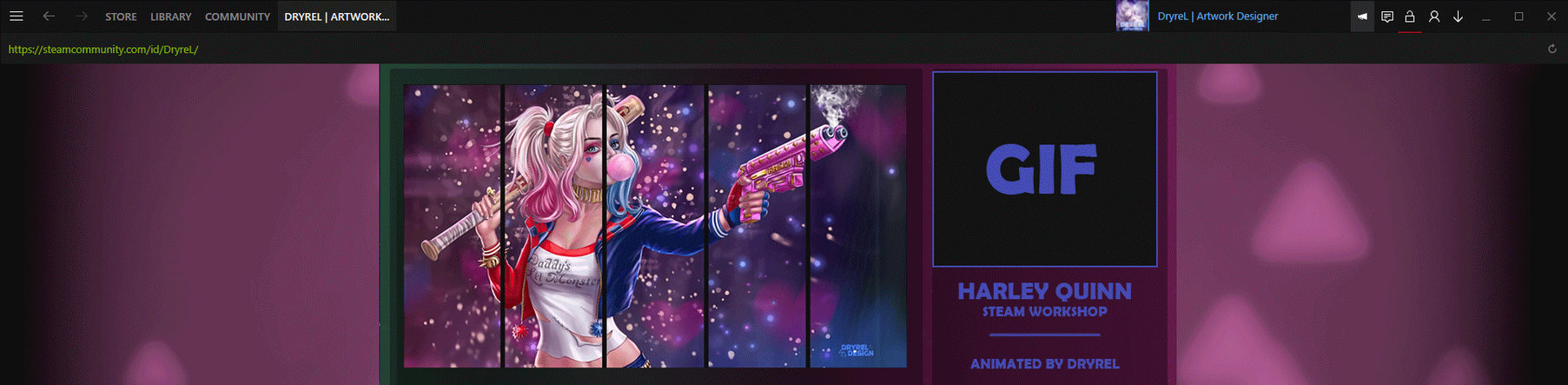 Harley Quinn | Animated Steam Workshop