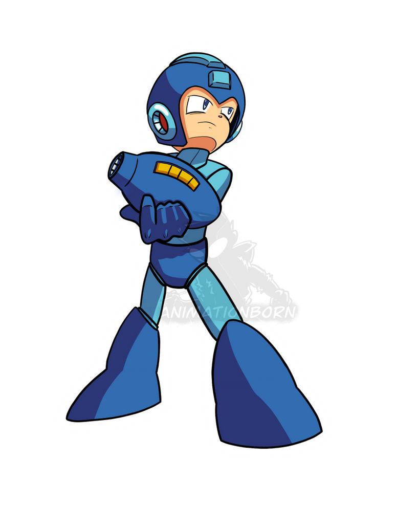 Mega Man Sticker By Animationborn On DeviantArt