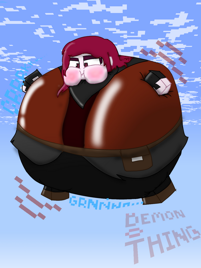 Minecraft Skin Inflation inflated minecarft skin by demon-thingy on DeviantArt