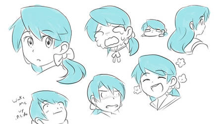 Shizuka doodles by MagicalPouchOfMagic